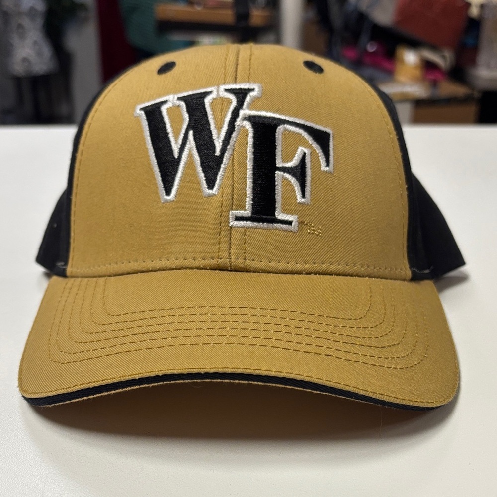 Gold and Black Wake Forest Baseball Cap